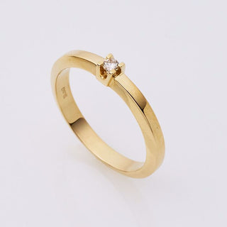 Guld & Sølv 14kt ringur