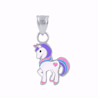 Barnasmúkkur -  Hálsiketa  SIlvur Einhyrningur - Guld & Sølv