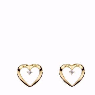 Guld & Sølv - 14kt hjartaoyrastikk