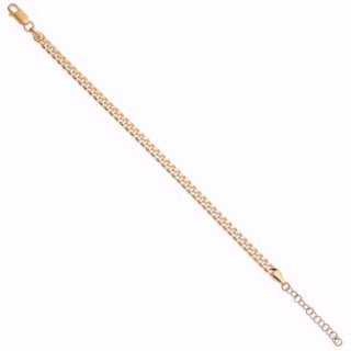 Gylt panser armband - Guld & Sølv