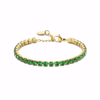 Guld & Sølv - Gylt Stál Armband
