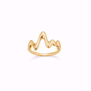 Gyltur ELENA ringur - Guld & Sølv