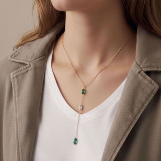 Guld & Sølv - Gylt Seville Y-Hálsketa