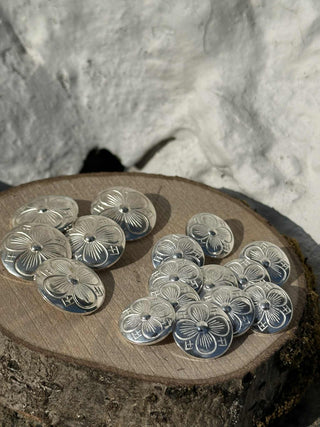 Flatur kvarðaknappur