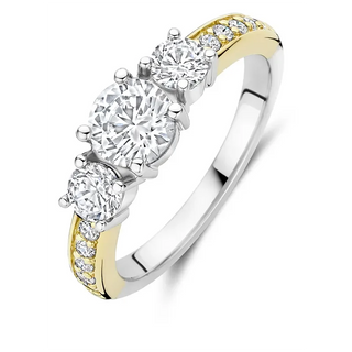 Tisento - Bicolor ringur við zirkonia