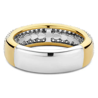 Tisento - Bicolor Ringur við Zirkonum