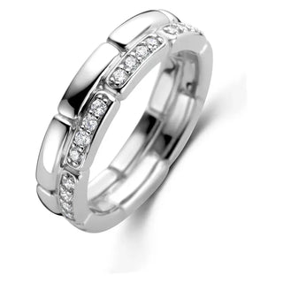 Tisento - Silvur ringur við zirkonum