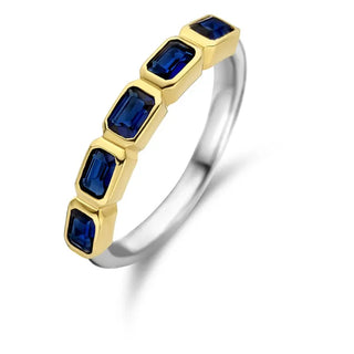 Tisento - ringur við bláum steinum