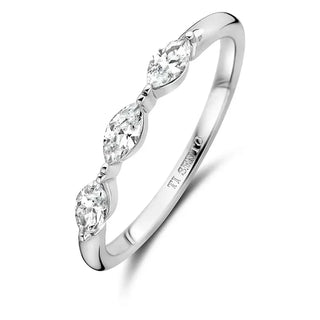 Tisento - Silvur ringur við zirkonum