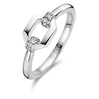 Tisento - Silvur ringur við zirkonum