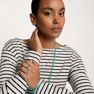 Tisento - Silvur ringur við zirkonum