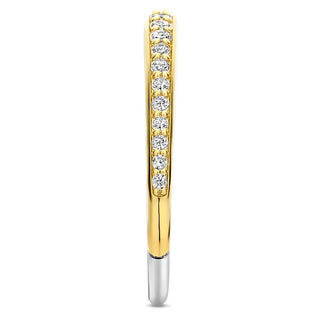 Tisento - Bicolor Ringur við Zirkonum