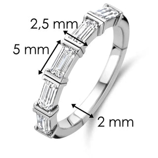 Tisento - Silvur ringur við zirkonum