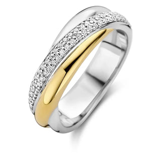 Tisento - Bicolor ringur við zirkonia