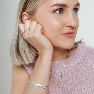 Tisento - Silvur ringur við zirkonum