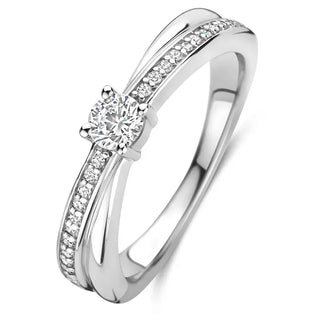 Tisento - Silvur ringur við zirkonum