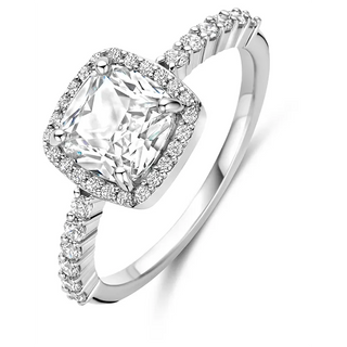 Tisento - Silvur ringur við zirkonum