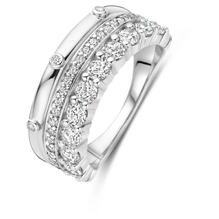 Tisento - Silvur ringur við zirkonum