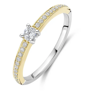 Tisento - Bicolor ringur við zirkonia