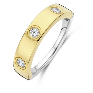 Tisento - Bicolor ringur við zirkonia