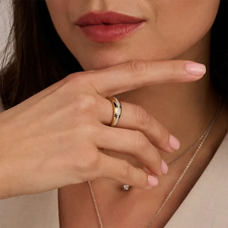 Tisento - Bicolor ringur við zirkonia