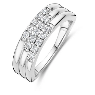 Tisento - Silvur ringur við zirkonum