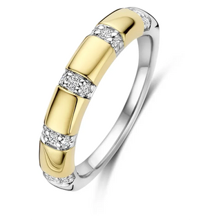 Tisento - Bicolor ringur við zirkonum