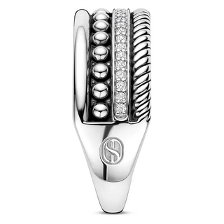 Tisento - Silvur ringur við zirkonum