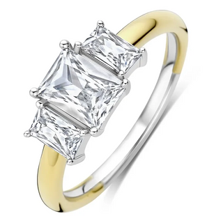 Tisento - Bicolor ringur við zirkonia