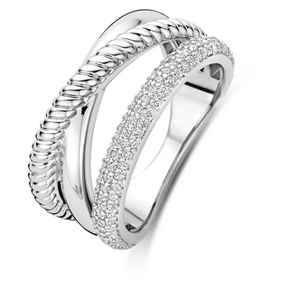 Tisento - Silvur ringur við zirkonum