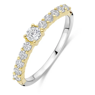 Tisento - Bicolor ringur við zirkonum