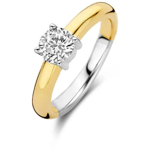 Tisento - Bicolor ringur við zirkonia