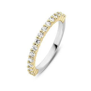 Tisento - Bicolor Ringur við Zirkonum