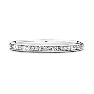 Tisento - Silvur ringur við zirkonum