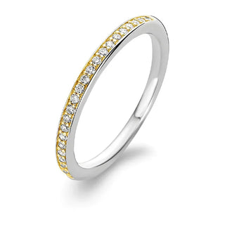 Tisento - Bicolor Ringur við Zirkonum