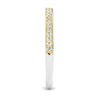 Tisento - Bicolor Ringur við Zirkonum