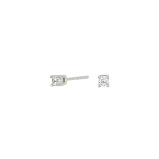 Silvur oyrastikk við zirkon 3 mm