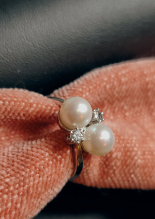 18kt hvítagull ringur