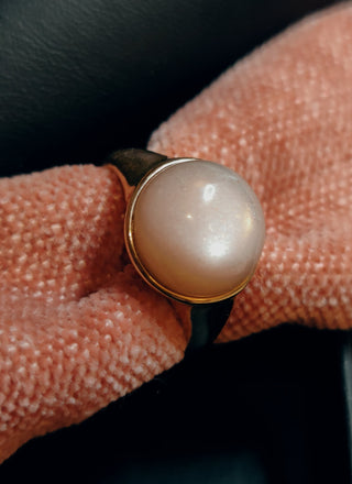 14kt ringur við mánasteini