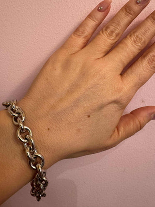 Silvur armband - Guld & Sølv