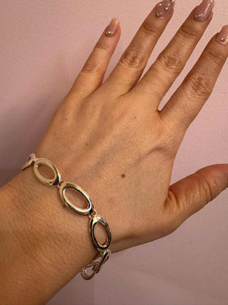 Silvur armband - Guld & Sølv