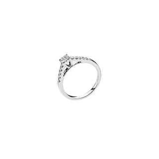 Lund Of Copenhagen - 14kt hvítagull ringur