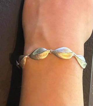 Guld & Sølv - Silvur armband
