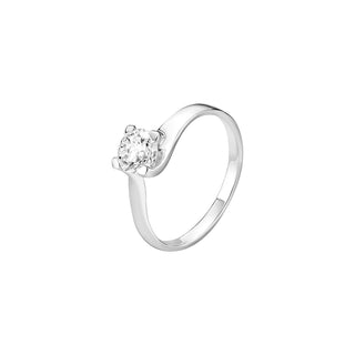 Lund of Copenhagen - Silvur Ringur við Zirkonia