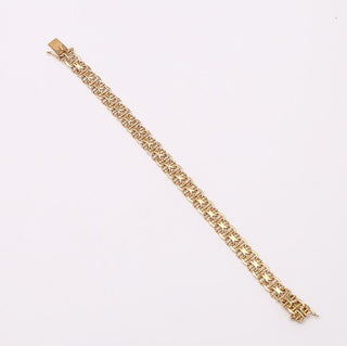 14kt gull armband - Fløt kongaketa 6,0