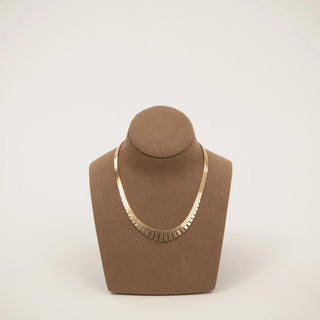 14kt gull hálsketa - Múrstein 5rk