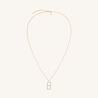 Gylt stál hálsketa - Rosefield