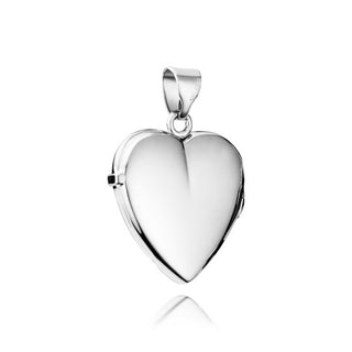 Hjarta medaljon blank lítil
