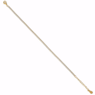 Seville SILVIA Gylt Tennisarmband - Guld & Sølv
