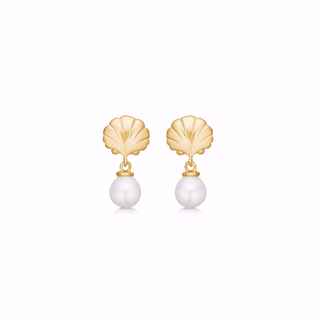 Seville COZZA Gyltir Oyrnaringar v/ Perlu - Guld & Sølv